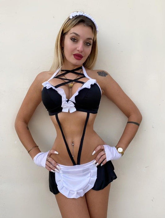 Fantasía Disfraz Mucama Pasionel