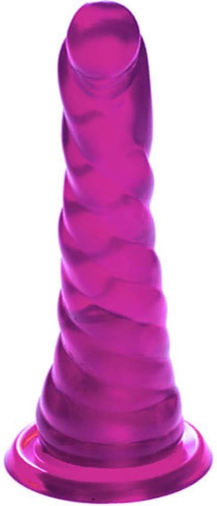 Consolador con Ventosa TopCat 6" JELLY CORKSCREW