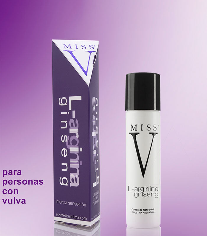 Lubricante Estimulador Femenino L-ARGININA Miss V