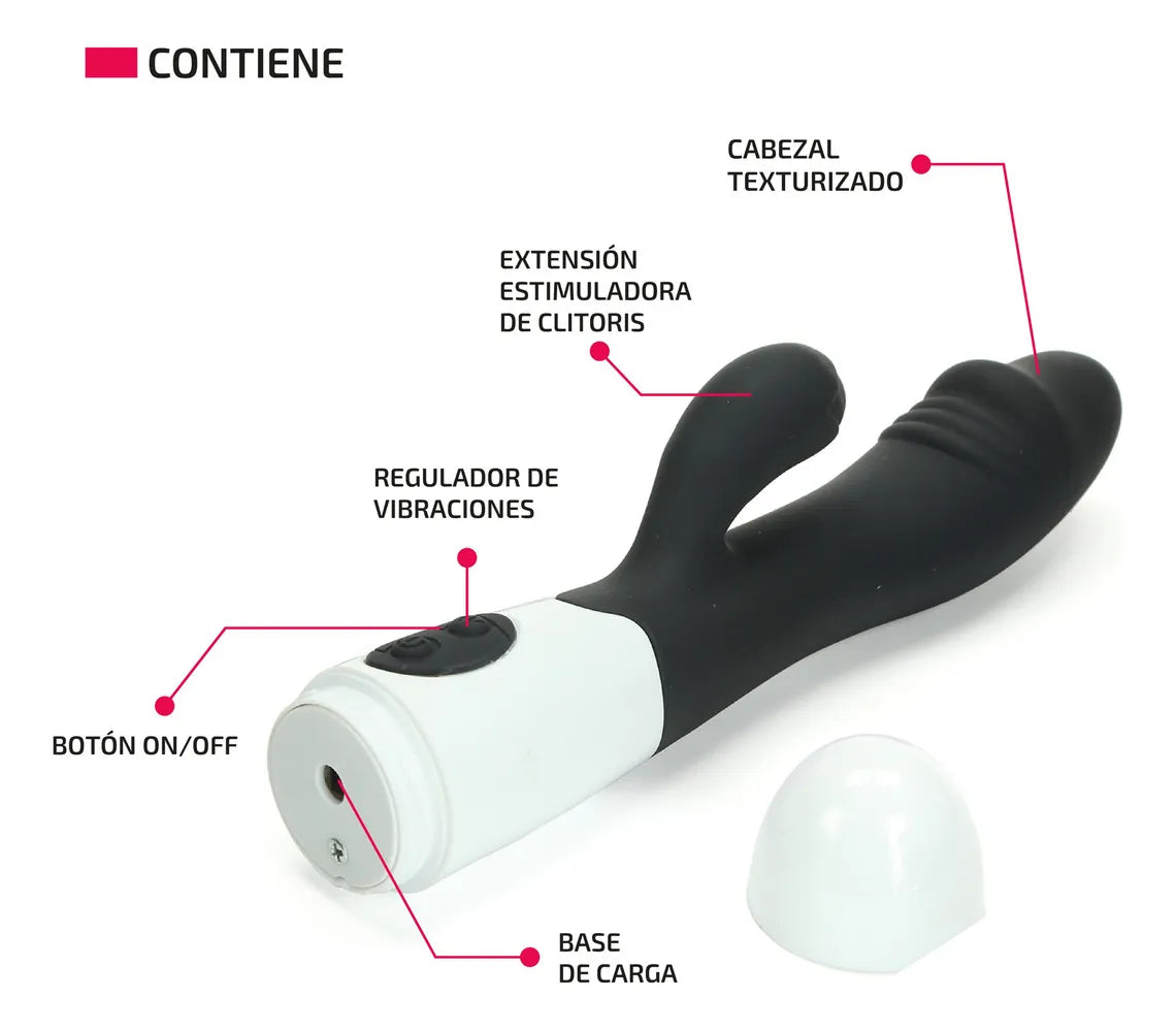 Vibrador Dual Recargable