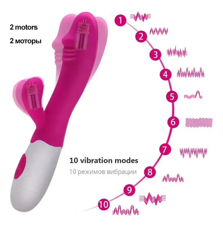 Vibrador Dual Recargable