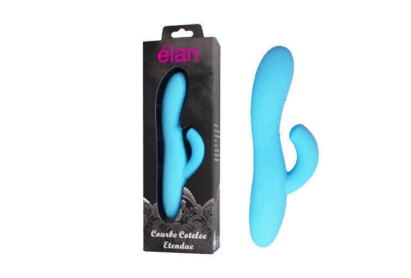 Vibrador Elan Courbe Cotelee Etendue Recargable
