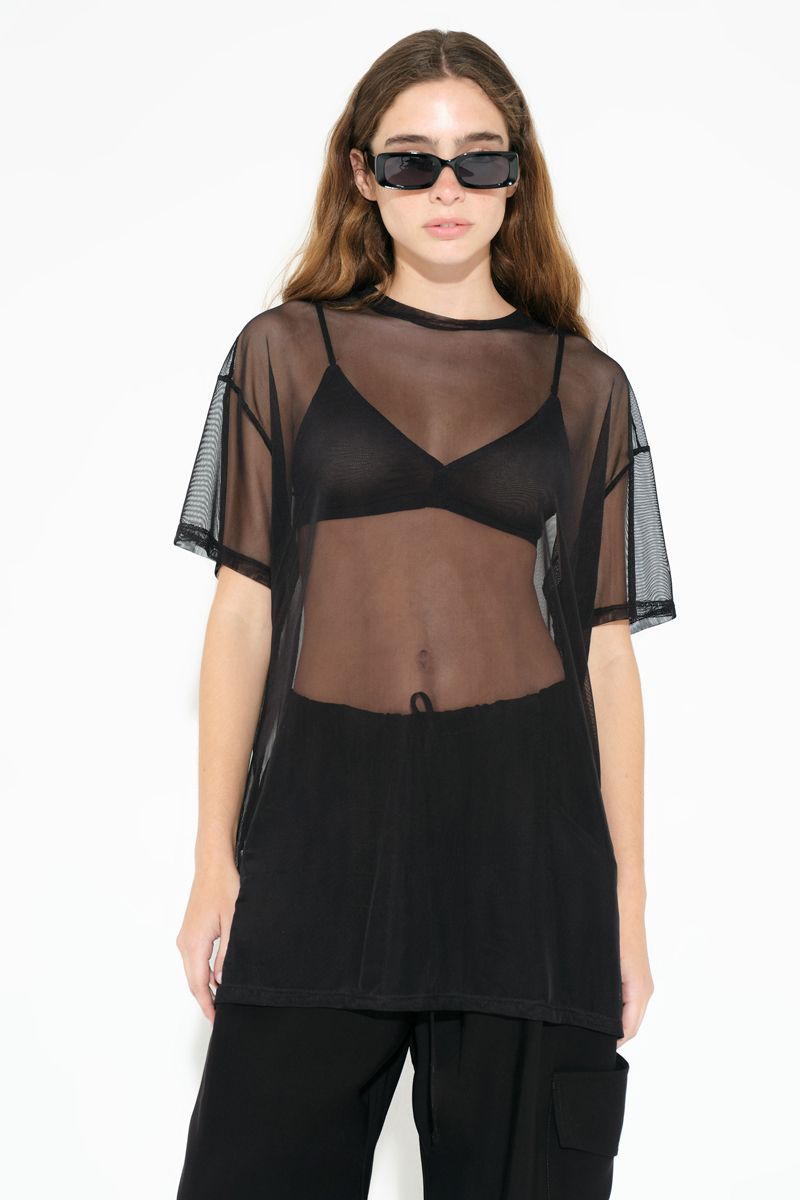 Remera Microtul Manga Corta