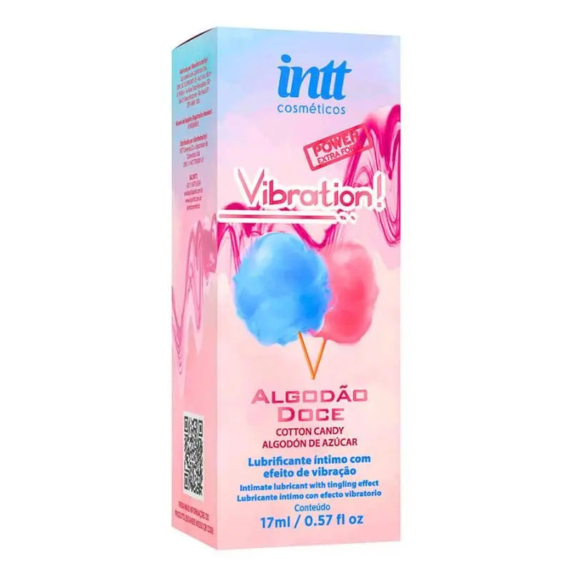 Intt Vibration POWER Algodón Dulce - Gel Vibrador EXTRA FUERTE