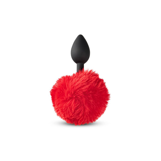 Plug Anal de Silicona Chico con Pompón