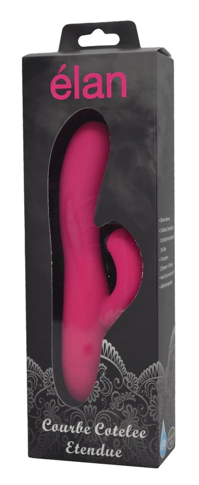 Vibrador Elan Courbe Cotelee Etendue Recargable