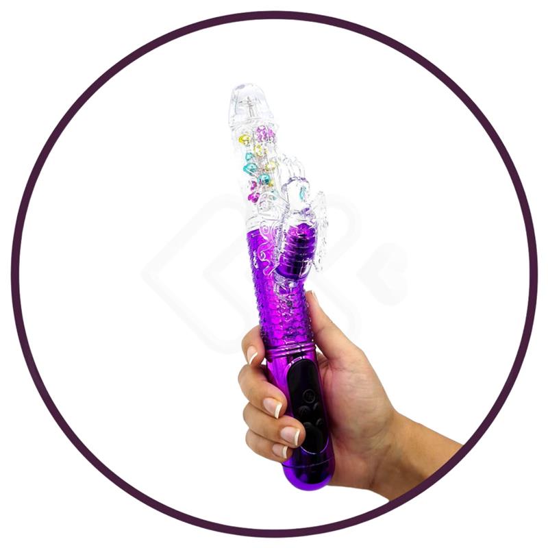 Conejito Rotador Libo Recargable con 12 vibraciones