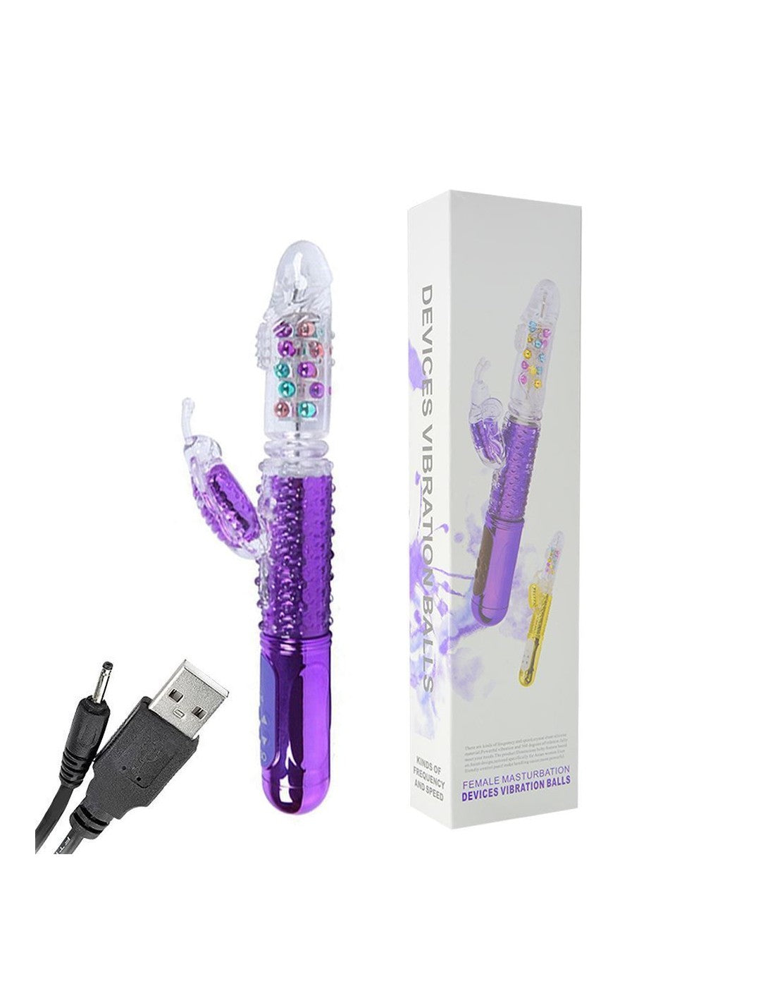 Conejito Rotador Libo Recargable con 12 vibraciones