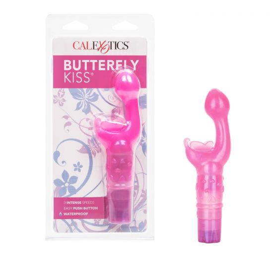 Vibrador estimulador Punto-G y Clitoris Butterfly Kiss