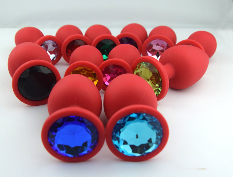 Plug de Silicona con Joya - Chico