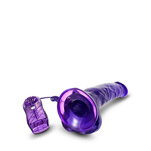 Vibrador con testículos y sopapa 7.5" Jelly Dong Slim (20 x 3.5 cm)