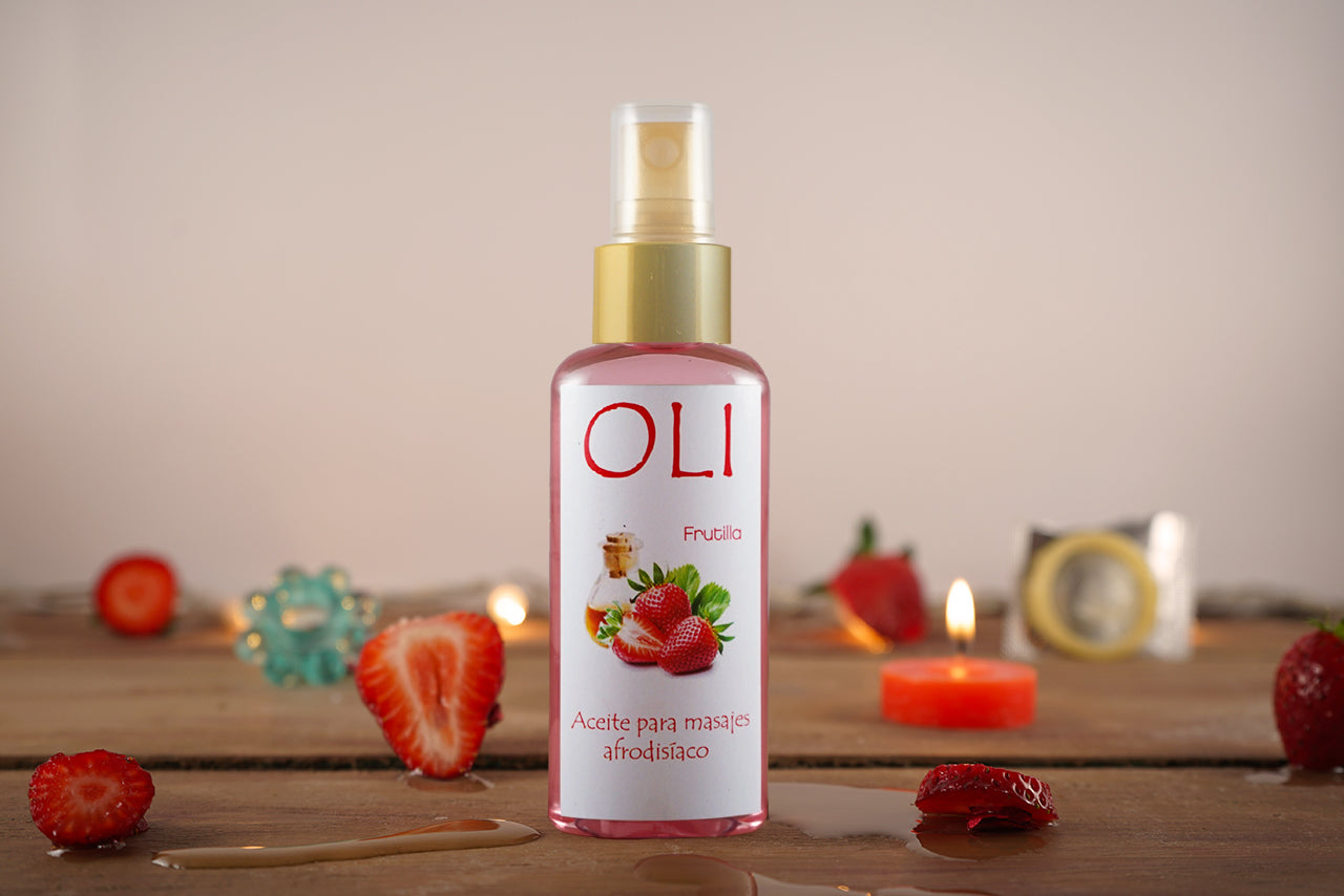 Aceite para masajes afrodisíaco Oli - FRUTILLA