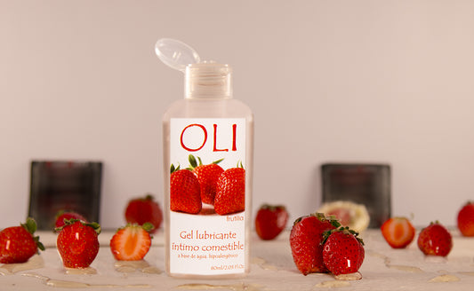 OLI Gel Lubricante Intimo Comestible Frutilla 60ml