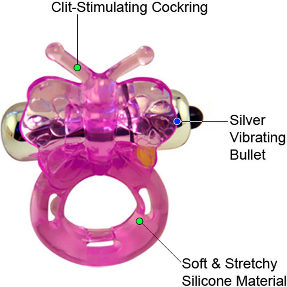 Anillo vibrador Purrrfect Pets Buzzy Butterfly