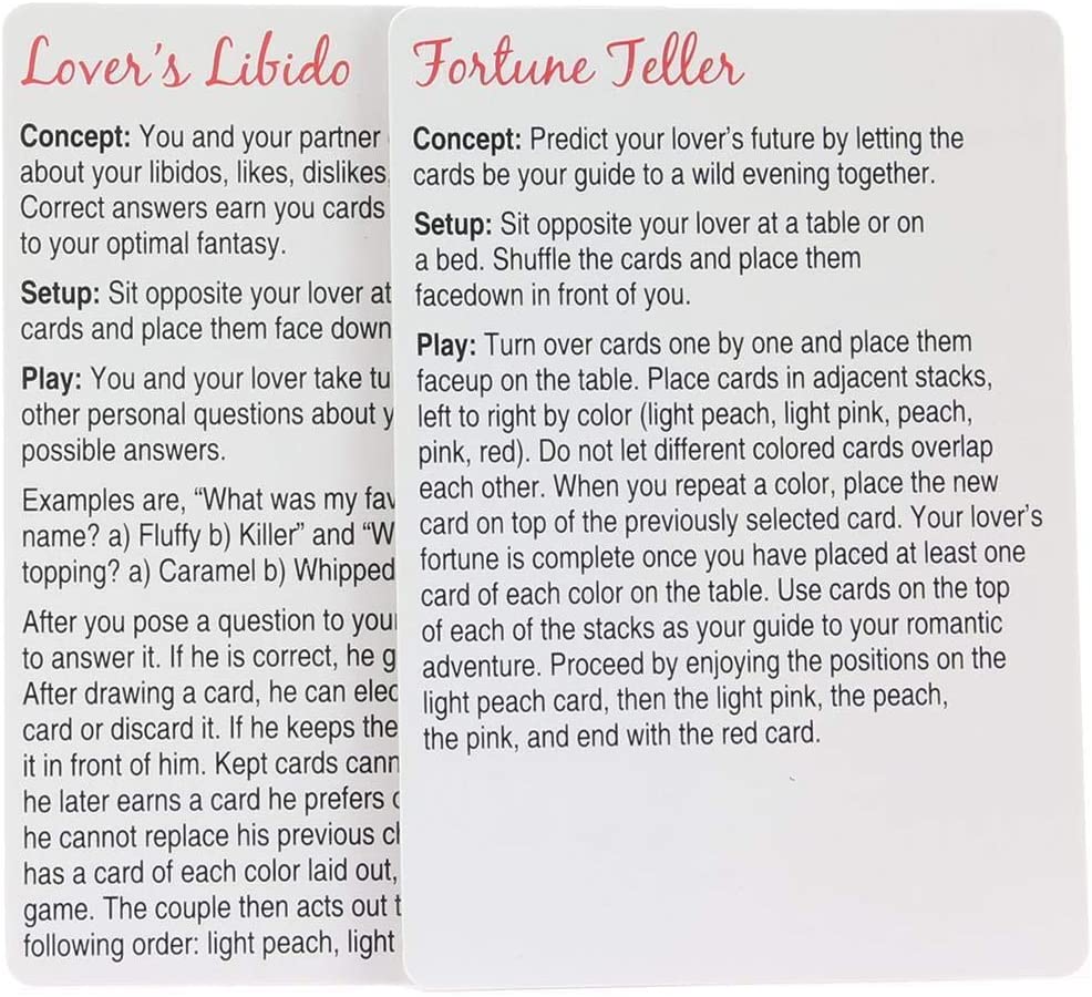 Juego de cartas SEXO ORAL