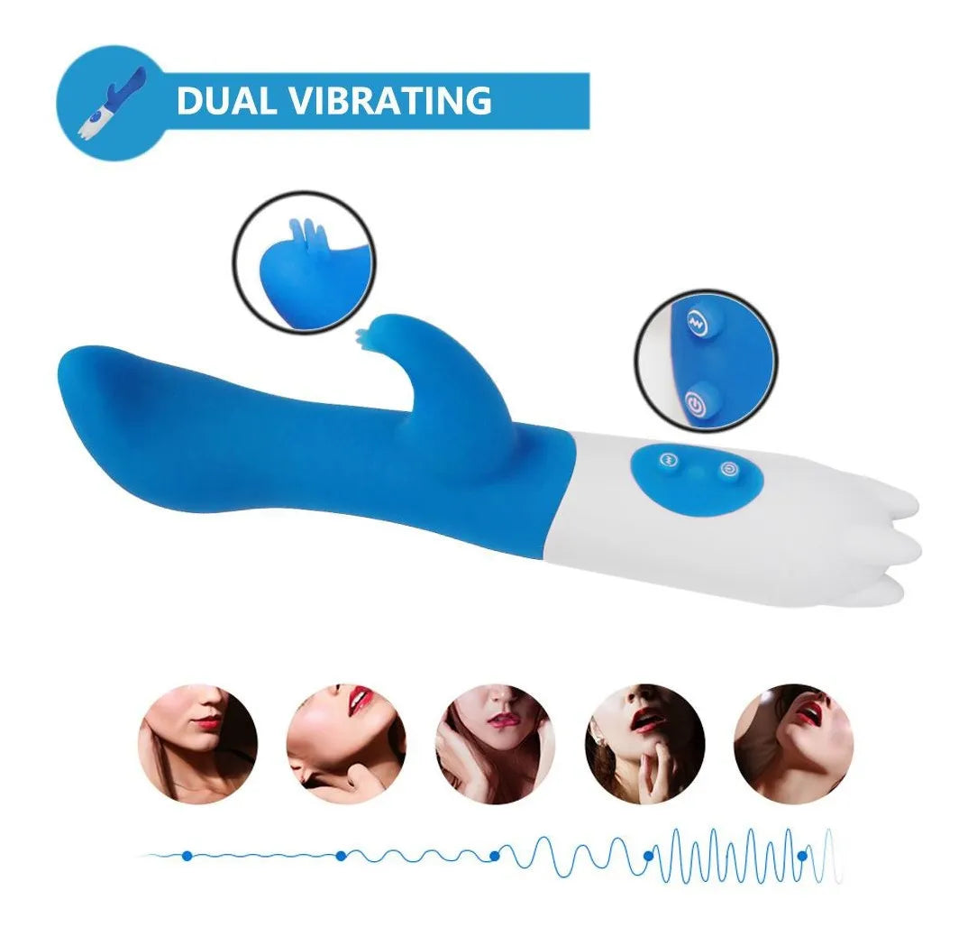 Vibrador Dual Punto G y Clítoris de 7 vibraciones G Spot