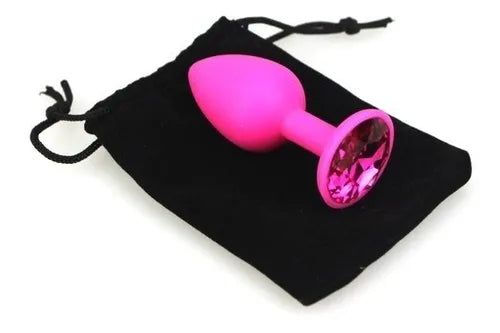 Plug de Silicona con Joya - Chico