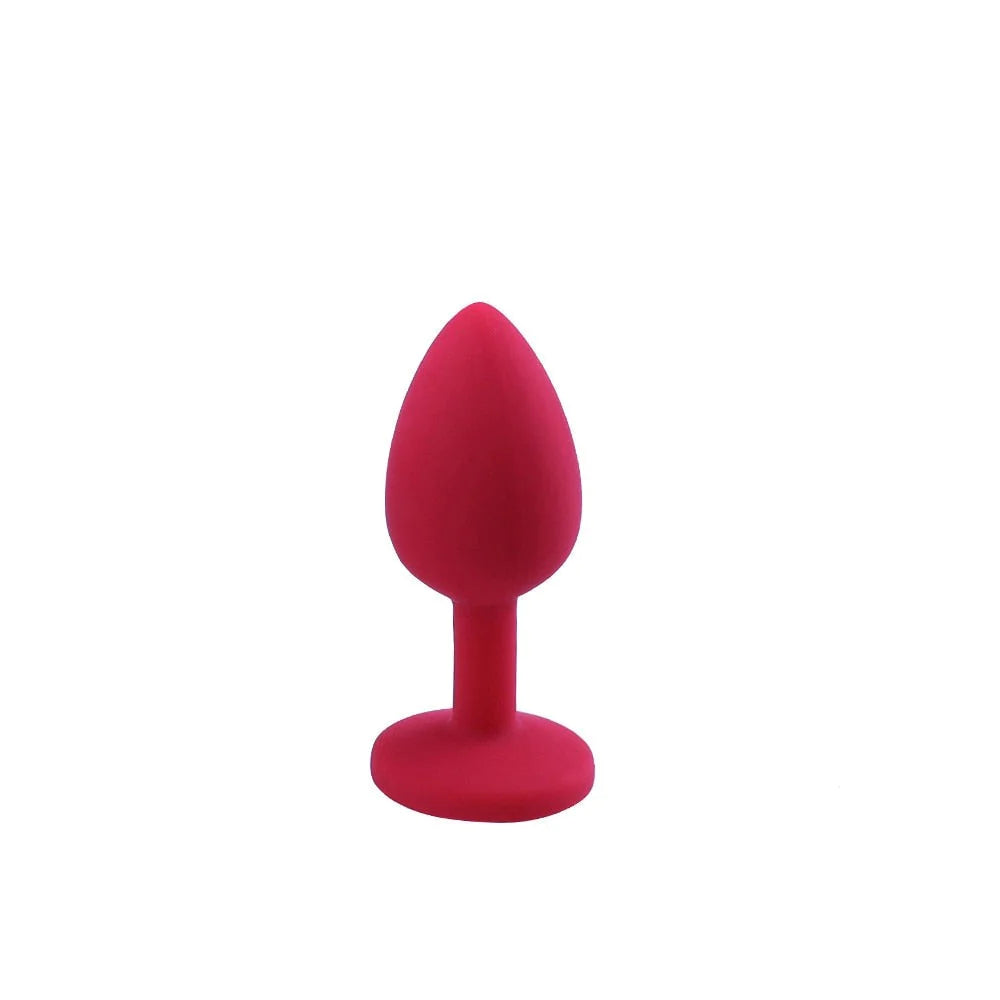 Plug de Silicona con Joya - Chico