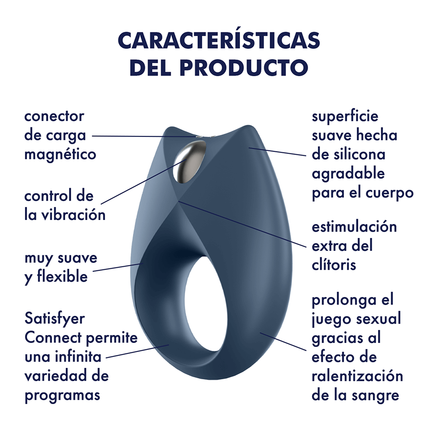 Anillo vibrador Satisfyer Royal One recargable USB