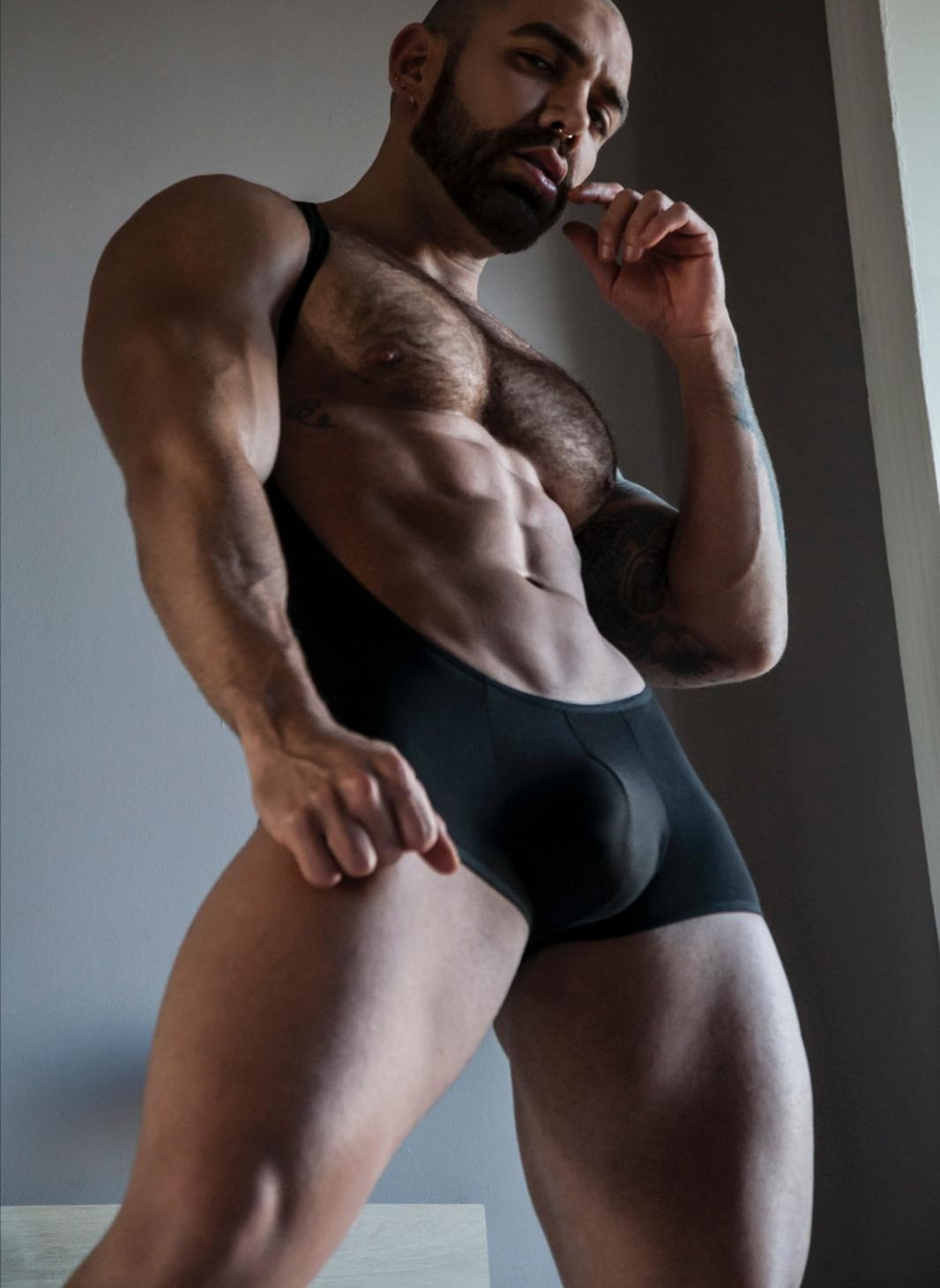 Body Masculino Singlets Suspensor