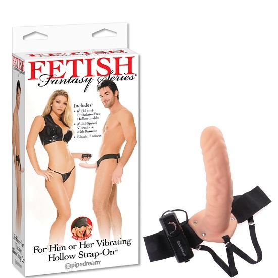 Arnés Strap on prótesis vibradora Fetish Fantasy Series