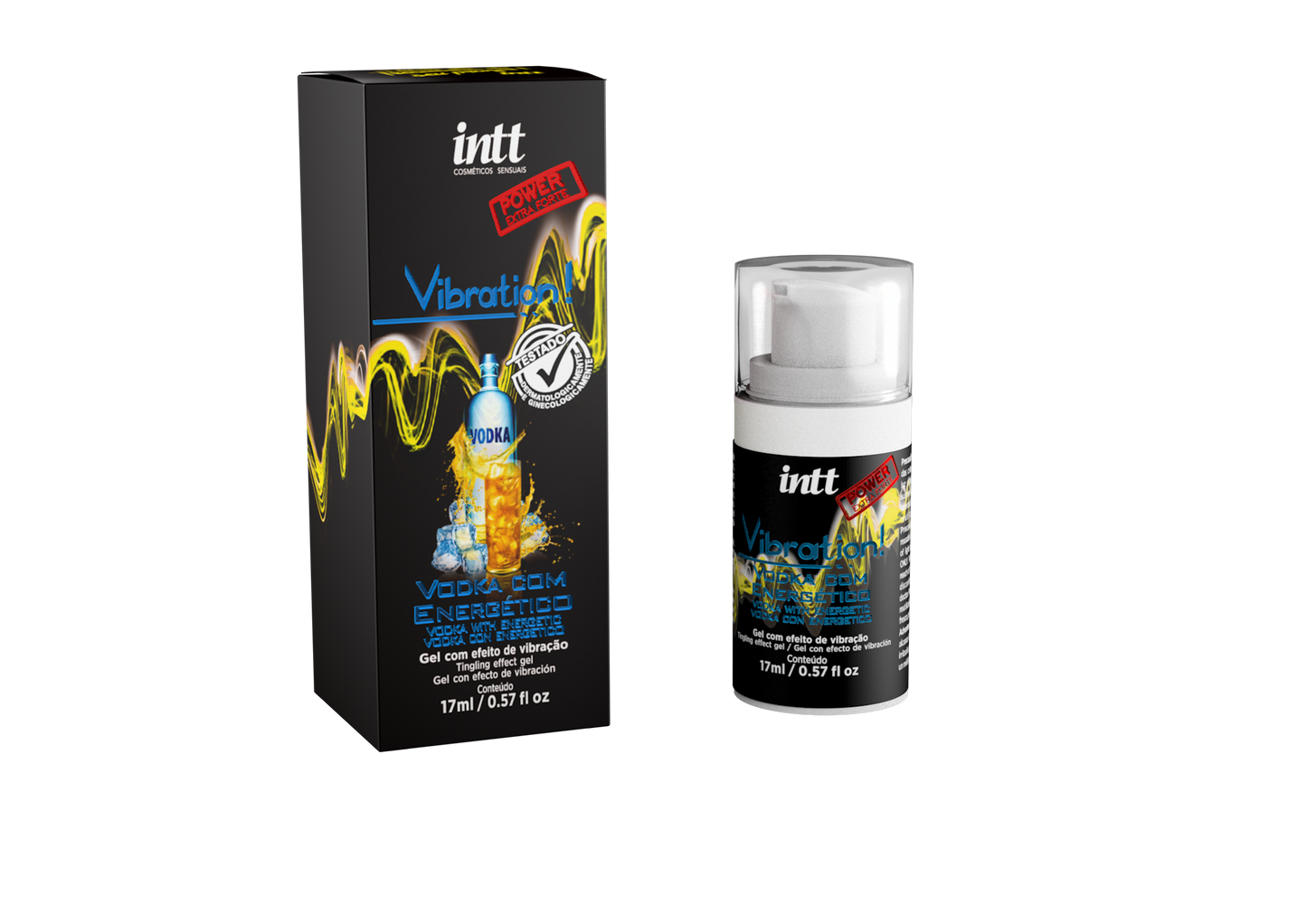 Intt Vibration POWER Vodka - Gel Vibrador EXTRA FUERTE