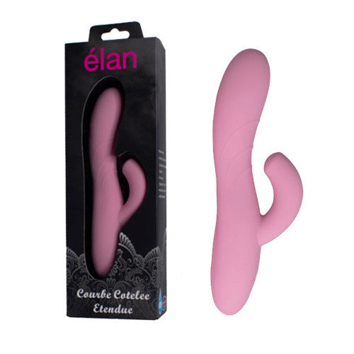 Vibrador Elan Courbe Cotelee Etendue Recargable