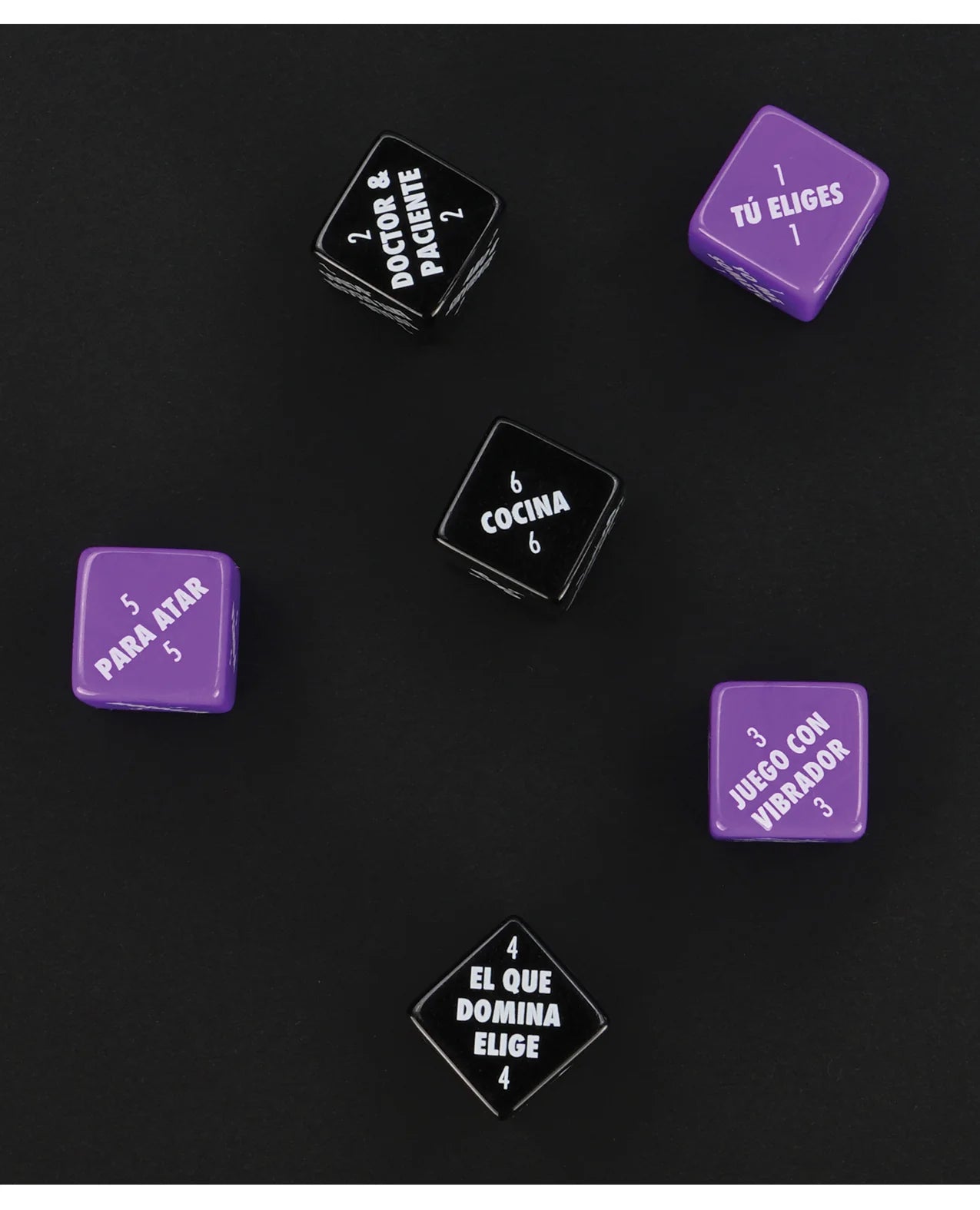 Dados Juego Previo Sexy 6 EDICION FETICHISTA