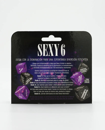 Dados Juego Previo Sexy 6 EDICION FETICHISTA