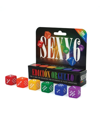 Dados Juego Previo Sexy 6 EDICION ORGULLO