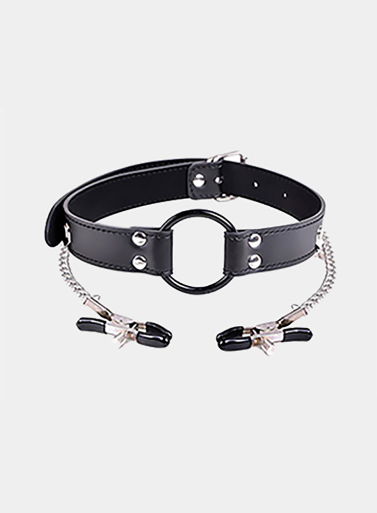 Collar con Pinzas para pezones