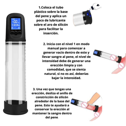 Bomba de Vacío Eléctrica USB Recargable