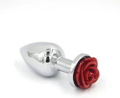 Plug Anal de Acero Rosa - Chico