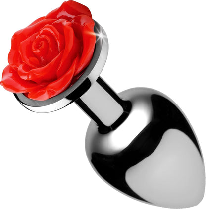 Plug Anal de Acero Rosa - Chico