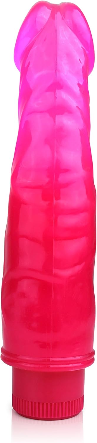 Vibrador 8" VIBRATING JELLY DONG Top Cat