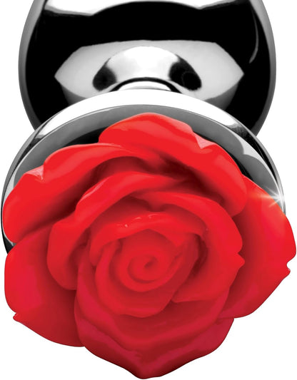 Plug Anal de Acero Rosa - Chico