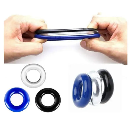 Set de Tres Anillos Retardadores Lisos - Stay Hard