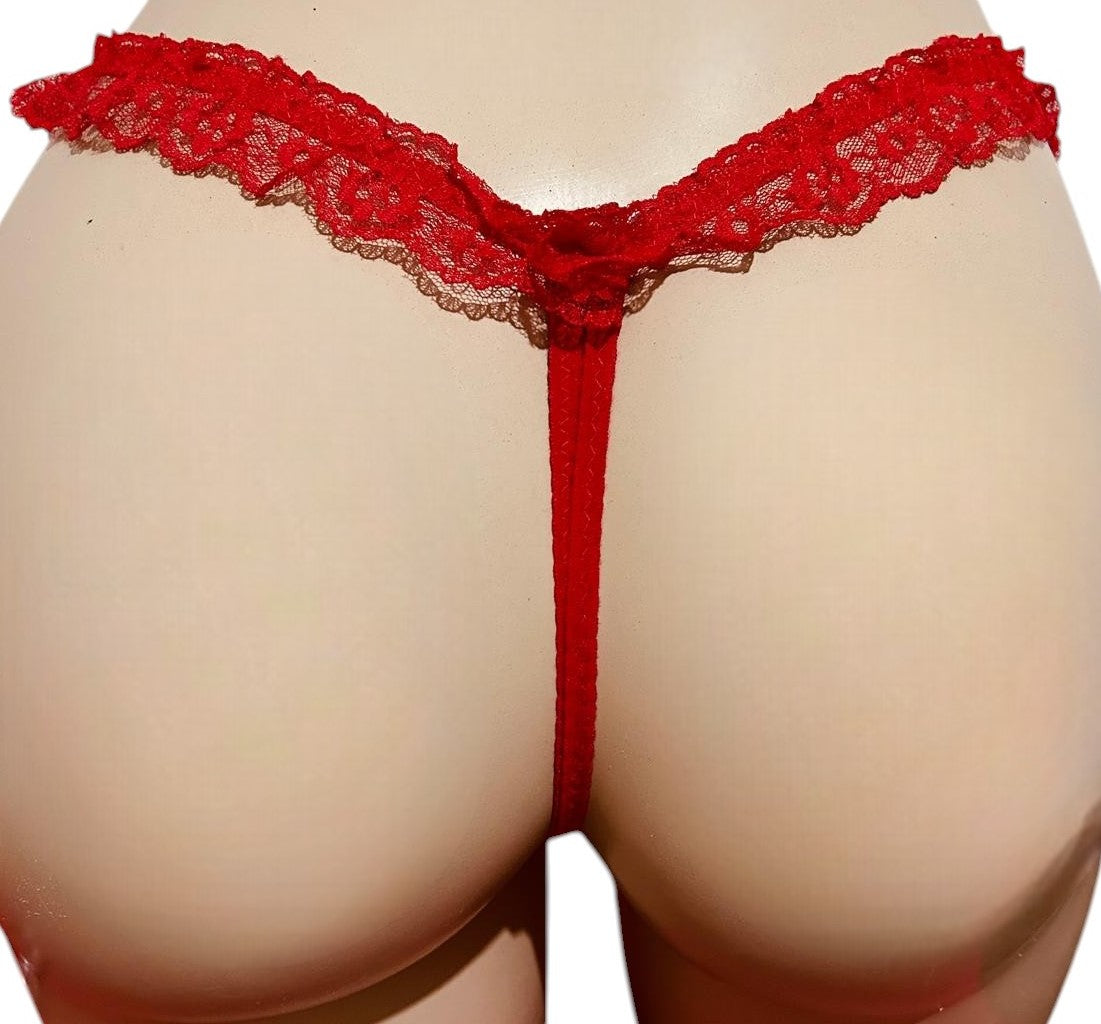 Tanga Abierta Perlas