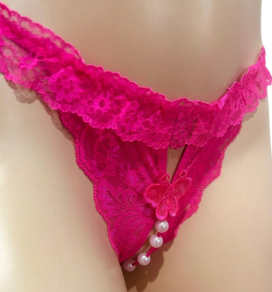 Tanga Abierta Perlas