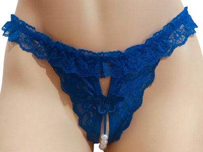 Tanga Abierta Perlas