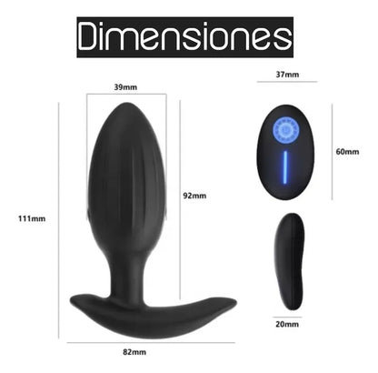 Plug Anal Vibrador Recargable
