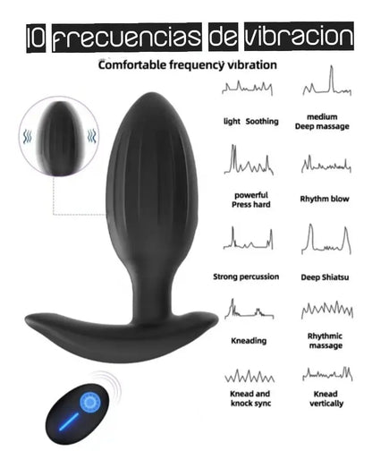 Plug Anal Vibrador Recargable
