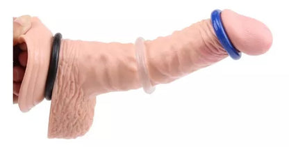 Set de Tres Anillos Retardadores Lisos - Stay Hard