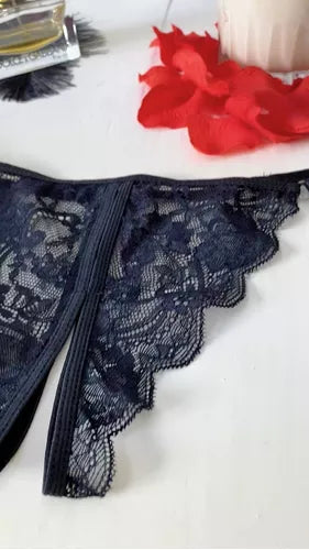 Tanga Abierta de Encaje