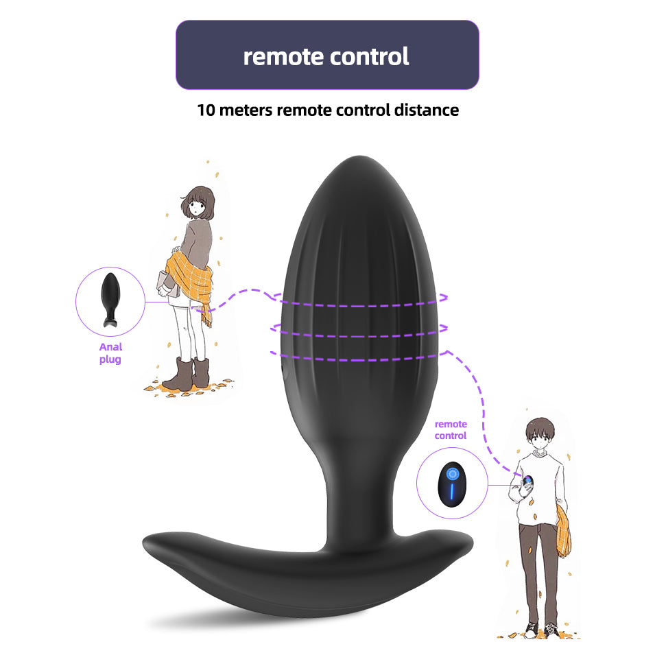 Plug Anal Vibrador Recargable