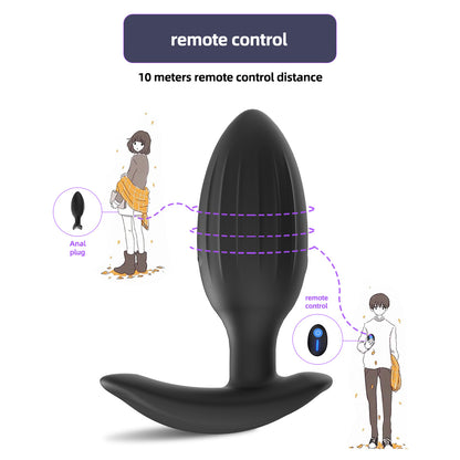 Plug Anal Vibrador Recargable