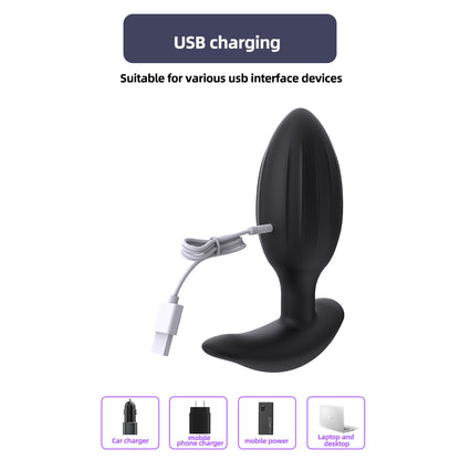 Plug Anal Vibrador Recargable