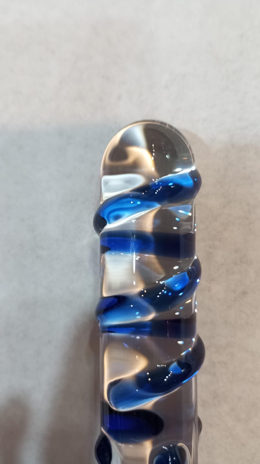 Dildo Vidrio Glass Gem Opal