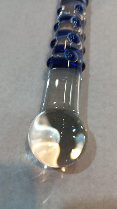 Dildo Vidrio Glass Gem Opal