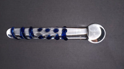 Dildo Vidrio Glass Gem Opal